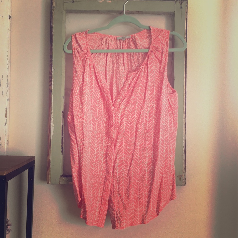 Women’s coral blouse